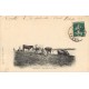 01 THOISSEY. Fermière et vaches sur bords de la Saône 1909