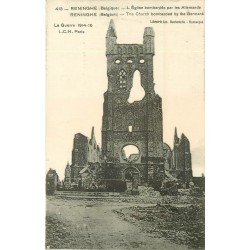 RENINGHE. Eglise bombardée par les allemands guerre 1914-16