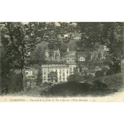 88 PLOMBIERES. Hôtel Métropole Pointe du Val d'Ajol 1913