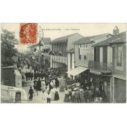 34 VALRAS-LA-PLAGE. Tabac Bazar rue Française 1908 vente de Cartes Postales aussi...
