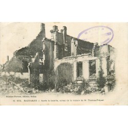 08 BAZEILLES. Ruines maison de Thomas Friquet 1908