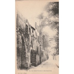 PARIS 18 Montmartre vers 1900. Rue Saint-Vincent