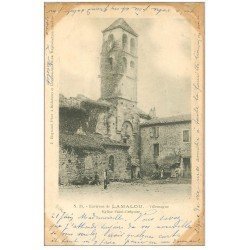 carte postale ancienne 34 VILLEMAGNE. Eglise Saint-Grégoire 1903