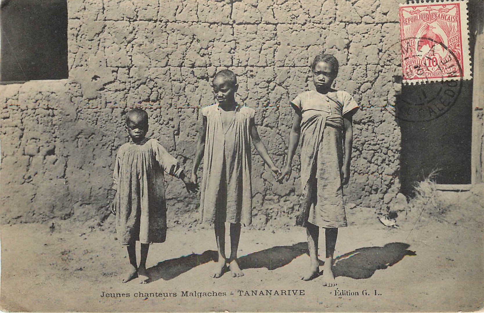 TANANARIVE. Jeunes chanteurs Malgaches 1911