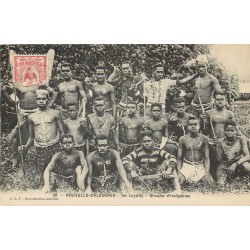 NOUVELLE-CALEDONIE. Groupe d'Indigènes Île Loyalty 1911