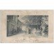 carte postale ancienne 34 VILLENEUNE-LES-BEZIERS. Place du Marché 1912 ( gros défaut )...