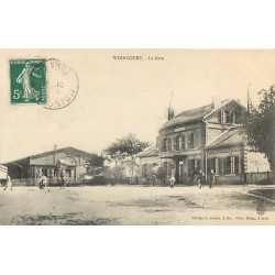 80 WOINCOURT. La Gare vers 1910