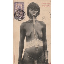CONGO FRANCAIS. Type M'Brou nue race Banda 1912