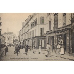94 VILLENEUVE-SAINT-GEORGES. Buvette et Le Petit Journal rue de Paris