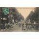 PARIS 02. Nombreux fiacres avec femme Cocher boulevard des Capucines 1911