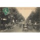 PARIS 02. Nombreux fiacres avec femme Cocher boulevard des Capucines 1911