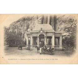 13 MARSEILLE. La Gare ascenseur de Notre-Dame de la Gare vers 1900