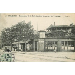 92 SURESNES. Restaurant de la Belle Cycliste boulevard de Versailles 1906