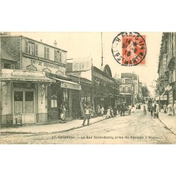 92 COLOMBES. Brasserie du Cadran rue Saint-Denis 1910
