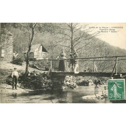 08 HARGNIES. Le Moulin "Gaille" frontière Belge 1909