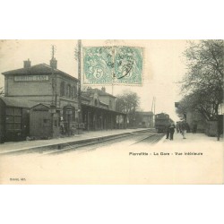 93 PIERREFITTE STAINS. Train dans la Gare 1906