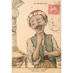 Illustrateur CHAGNY En Rhamadan couscous Taïba 1908