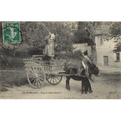 NORMANDIE. Le Brigadier Gendarme et l'âne Martin 1908