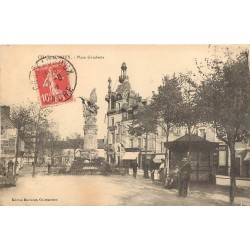 36 CHATEAUROUX. Kiosque Place Gambetta 1912