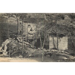 19 SAINT-AUGUSTIN. Passage de moutons au Moulin de Maurissou 1910