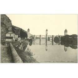 carte postale ancienne 46 CAHORS. Le Pont Valentré n°5
