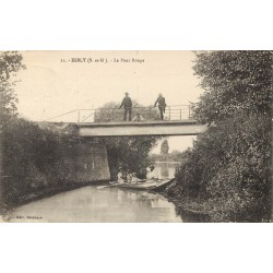 77 ESBLY. Le Pont Rouge et ballade en barque 1930