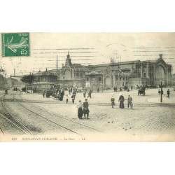 92 BOULOGNE-SUR-MER. La Gare 1911