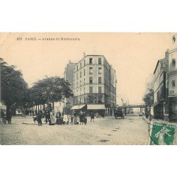 75014 PARIS. Avenue de Montsouris et rue de la Tombe-Issoire 1909