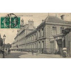 44 NANTES. Le Lycée Clémenceau et Jardin des Plantes au fond 1910