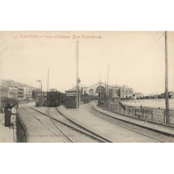 44 NANTES. Wagons Gare d'Orléans Quai Richebourg