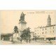 carte postale ancienne 46 CAHORS. Monument Gambetta et Tour du Lycée. Tir Bonbonnerie (défaut)