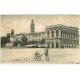 carte postale ancienne 46 CAHORS. Monument Place Gambetta. Poussette ancienne