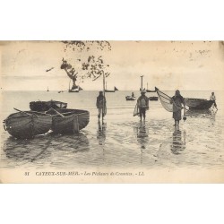 80 CAYEUX-SUR-MER. Les Pêcheurs de Crevettes 1923