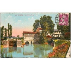 carte postale ancienne 46 CAHORS. Moulin Coty 1934