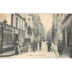 PARIS 04. Boulangerie rue de Sévigné 1906