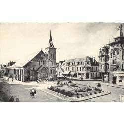 62 BERCK PLAGE. Café Eugène Place de l'Eglise 1953