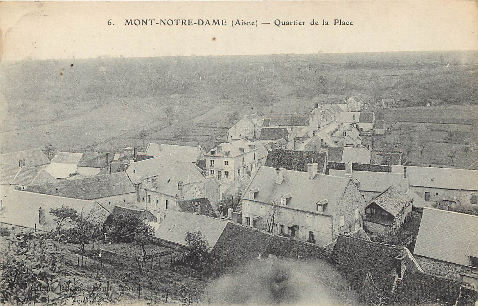 02 MONT-NOTRE-DAME. Quartier de la Place 1935