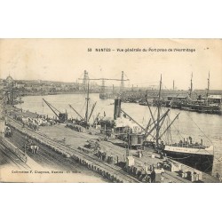 44 NANTES. Vue du Port prise de l'Hermitage 1912