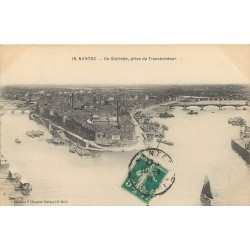 44 NANTES. Île Gloriette prise du Transbordeur 1911