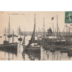 56 QUIBERON. Bateaux de Pêche dans le Port 1908