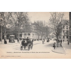 GENEVE. Ecole des Arts Industriels boulevard James Fazy vers 1900