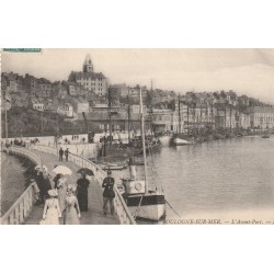 62 BOULOGNE-SUR-MER. Bateaux de Pêche dans l'Avant-Port vers 1909