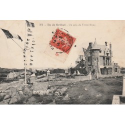 22 ÎLE DE BREHAT. Un Coin de Tertre Blanc 1907