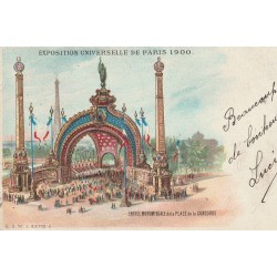 Exposition Universelle de PARIS 1900. Entrée Monumentale Place de la Concorde