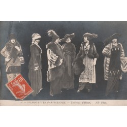 Mode Silhouettes Parisiennes TOILETTES D'HIVER 1913