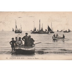 80 CAYEUX-SUR-MER. Marins Pêcheurs au Repos 1925