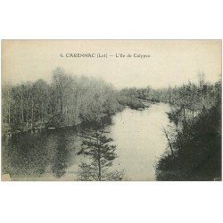 carte postale ancienne 46 CARENNAC. L'Ile de Calypso