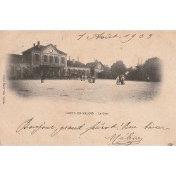 60 CREPY-EN-VALOIS. La Gare 1903