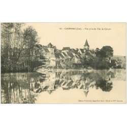 carte postale ancienne 46 CARENNAC. Vue de l'Ile de Calypso