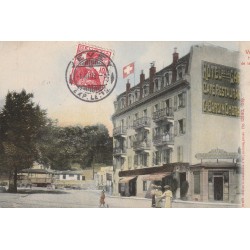 VEVEY. Hôtel de la Gare et Filature Kohler 1909